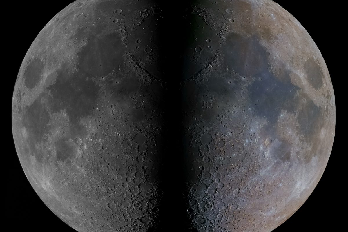 Lunar mosaic is more efficient