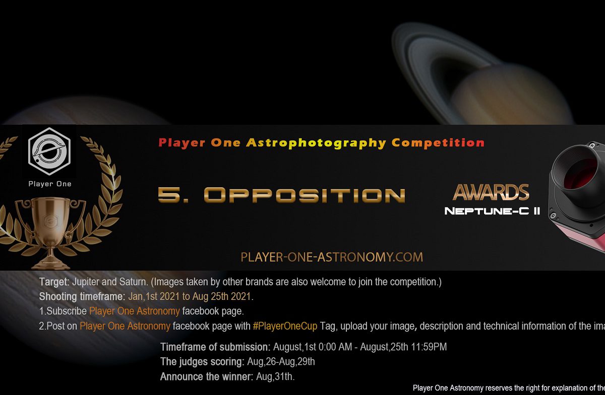 August: Round 5 of Player One Astrophotography Competition : Opposition
