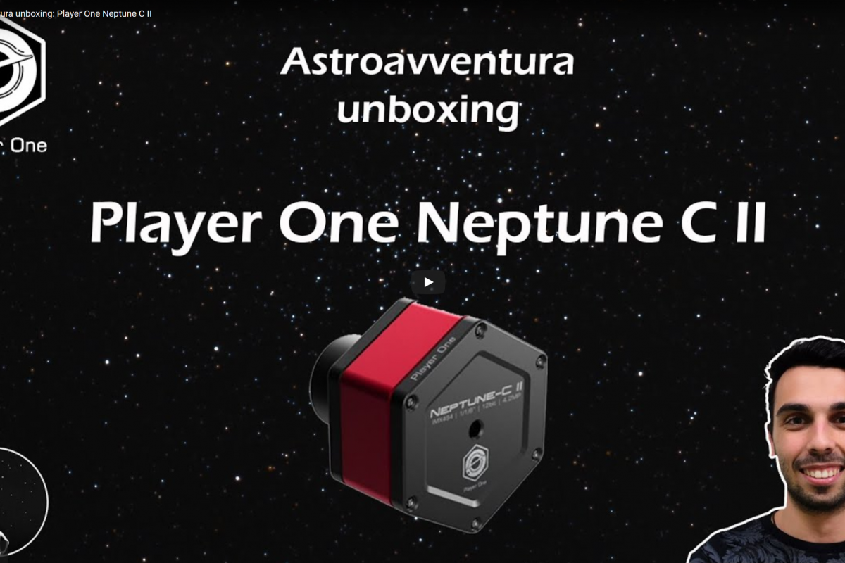 Unboxing of Neptune-C II camera, by Alessandro Biasia