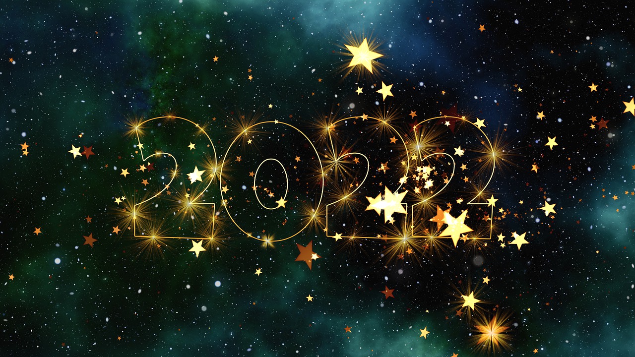 new year's day, space, stars
